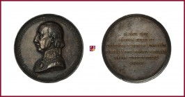 Hungary, Archduke Joseph Habsburg (1776-1847), silver medal, 1845, 17,53 g Ag, 33 mm, opus: I.D. Boehm, 50th Anniversary of Cumans and Jasz Leadership...