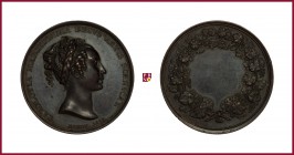 Italy, Bologna, Carlotta Marchionni (1796-1861), Italian actress and singer, bronze medal, 1822, 58,17 g Cu/Ae, 42 mm, head right/wreath, Wurzbach 592...