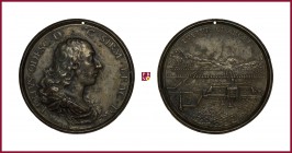 Italy, Bracciano, Livio Odescalchi (1652-1713), duke of Bracciano from 1696, silver medal, 1699, 67 g Ag, 60 mm, opus: F. de Saint Urbain, bust right/...