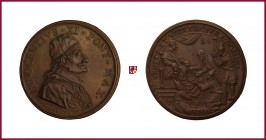 The Papal States, Innocent XI (1676-1689), bronze medal, 1688, 43,17 g Cu/Ae, 43 mm, opus: G.B. Guglielmada, Tongkin (Tonchino) (today’s Vietnam) Amba...