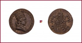 The Papal States, Pius VII (1800-1823), silver token, 0,37 g Ag, 11 mm, 1818 (anno MDCCCXVIII), bust right/coat of arms, Patrignani -/-
Uncirculated ...