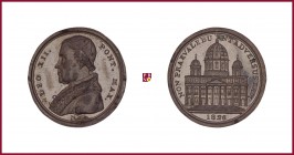 The Papal States, Leo XII (1823-1829), tin medaillette, 1826, 1,28 g Sn, 14 mm, bust right/Saint Peter’s church, compare Wurzbach 4984
Uncirculated (...