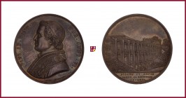 The Papal States, Pius IX (1846-1878), silver medal, 1851, 34,28 g Ag, 43 mm, opus: G. Cerbara, Ariccia Bridge, bust left/bridge, Rinaldi 45; Bartolot...