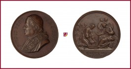 The Papal States, Pius IX (1846-1878), bronze medal, 1869, 15,92 g Cu/Ae, 33 mm, opus: F. Bianchi, Foot Washing, bust left/scene of Foot Washing, Bart...
