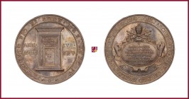 The Papal States/Vatican, Pius XI (1922-1939), silver medal, 1924/25 (MCMXXV), 39,58 g Ag, 45,5 mm, opus: A.S. Motti, Opening/Closing of The Holy Door...