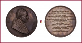 The Papal States/Vatican, Pius XI (1922-1939), silver medal, (1927/8/anno VI), 148,54 g Ag, 71 mm, opus: Mistruzzi, The Lateran Ethnological Museum, b...