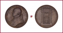 Vatican, Pius XI (1922-1939), silver medal, 1933 (1933-34), 36,20 g Ag, 43,5 mm, opus: A. Mistruzzi, Redemption Jubilee, bust left/Holy Door, Rinaldi ...