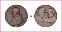 Vatican, Pius XI (1922-1939), silver medal, 1935, 37,89 g Ag, 44 mm, opus: A. Mistruzzi, Canonization of Thomas More and John Fisher, bust left/busts ...