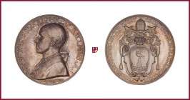 Vatican, Pius XII (1939-1958), silver medal, 1939, 36,61 g Ag, 44 mm, opus: A. Mistruzzi, Election, bust left/Coat of Arms, Rinaldi 133; Cusumano-Mode...