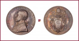 Vatican, Pius XII (1939-1958), silver medal, 1939, 35,78 g Ag, 44 mm, opus: A. Mistruzzi, Election, bust left/Coat of Arms, Rinaldi 133; Cusumano-Mode...