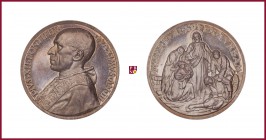Vatican, Pius XII (1939-1958), silver medal, 1941, 37,22 g Ag, 44 mm, opus: A. Mistruzzi, Horror of the War, bust left/Christ aiding to soldiers and w...