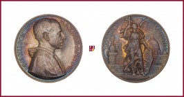 Vatican, Pius XII (1939-1958), silver medal, 1944, 39,13 g Ag, 44 mm, opus: A. Mistruzzi, Pope as Charity Apostle and Defender of Rome, bust right/Ang...