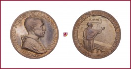 Vatican, Pius XII (1939-1958), silver medal, 1948, 38,45 g Ag, 44 mm, opus: A. Mistruzzi, The Peril of New Social Doctrines, bust right/pope in discus...