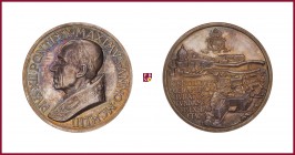 Vatican, Pius XII (1939-1958), silver medal, 1953, 37,38 g Ag, 44 mm, opus: A. Mistruzzi, New North-American Pontifical College, bust left/Vatican vie...