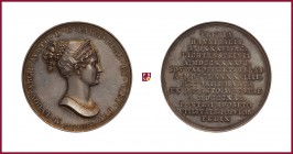 Italy, Duchy of Parma-Piacenza and Guastalla, Marie Louise (1815-1847), silver medal, 1821, 30,19 g Ag, 41 mm, opus: G.A. Santarelli, Opening of The T...