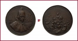 Italy, Venice, Francesco Morosini (1688-1694), contemporary cast bronze medal, 1688, 67,98 gr., 59.5 mm,opus: P. H. Müller (Nuremberg), Victories over...