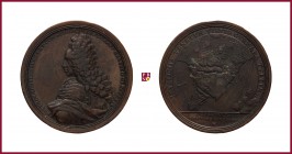 Italy, Venice, Matthias Johann, count Schulenburg (1661-1747), bronze medal, 1716, 46,08 gr., 49 mm, opus: P. H. Müller/G.H. Vestner (Nuremberg), Sieg...