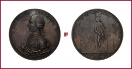 Italy, Venice, Jacopo Gradenigo (1721-after 1796), governor of Dalmatia and Albania (1773-1777), silver medal, 1777, 90,27 g Ag, 67,5 mm, opus: F. Bal...