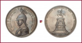 Russia, Alexander II (1855-81), silver medal, 1859, 255, 09 g Ag, 86 mm, opus: P. Brusnitsyn, Unveiling of The Monument to Nicholas I in St Petersburg...