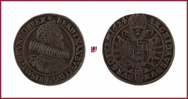 Ferdinand II (1619-1637), Taler, 1624, Vienna, 28,51 g Ag, 41 mm, dies orientation ↑←, Herinek 370b, Davenport 3078
Very Fine (BB)