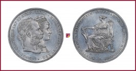 Franz Joseph I (1848-1916), 2 Gulden, 1879, Vienna, 24,63 g Ag, 36 mm, Herinek 824
Good Extremely Fine (Spl+).