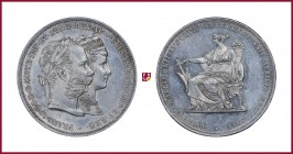 Franz Joseph I (1848-1916), 2 Gulden, 1879, Vienna, 24,70 g Ag, 36 mm, Herinek 824
Hairlines, otherwise Good Extremely Fine (Hairlines, altrimenti Sp...