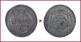 Salzburg, Johann Ernst von Thun-Hohenstein (1687-1709), ½ Taler, 1708, 14,44 g Ag, 33 mm, Probszt 1827, Zöttl 2193
Good Extremely Fine (Spl+).
