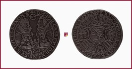 Germany, Saxony, Saxe-Coburg-Eisenach, Johann Kasimir and Johann Ernst II (1572-1633), Taler, 1594, Saalfeld, 28,91 g Ag, 40 mm, Davenport 9758
Almos...