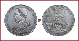 Bologna, The Papal States, Leo XII (1823-1829), Scudo, 1826 (Anno III), 26,33 g Ag, 40 mm, Gigante 8
Extremely Fine (Spl).