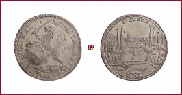 Switzerland, Zürich, ½ taler, 1768, 13,26 g Ag, 33 mm, HMZ 1164; KM#150
Extremely Fine (Spl).