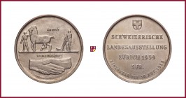 Switzerland, 5 Franken, 1939, Zurich Exposition, 1939, 19,53 g Ag, 33 mm, HMZ 1194; KM#43
Almost Uncirculated (qFdc).