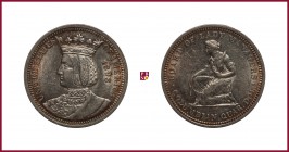 United States, ¼ Dollar, 1893, commemorative issue for the World's Columbian Exposition, 6,26 g Ag, 24 mm, KM#115; Yeoman 2014
About Extremely Fine (...