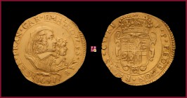 Duchy of Savoy, Carlo Emanuele II (1638-1675), 4 Scudi d’oro, Type I, 1641, Turin/Chambery, 13,15 g Au, 31 mm, MIR Savoia 738c, Fr. RR
Almost Extreme...