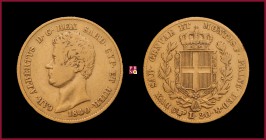 Kingdom of Sardinia, Carlo Alberto (1831-1849), 20 Lire, 1840, Turin, MIR Savoia 1045q
About Very Fine (qBB).
