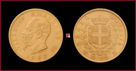 Kingdom, Vittorio Emanuele II (1861-1878), 20 Lire, 1862, Turin, MIR Savoia 1078c
Very Fine (BB).