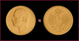 Kingdom, Vittorio Emanuele III (1900-1943), 100 Lire, 1903, Rome, MIR 1114a
Insignificant contact marks, otherwise Almost Uncirculated. Prooflike. (I...