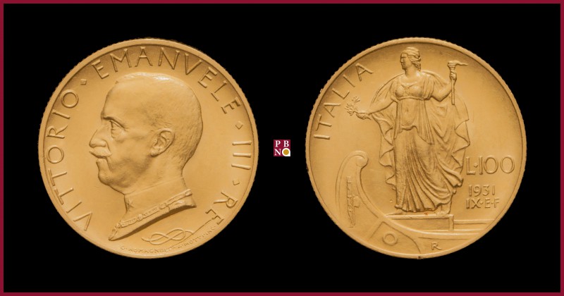 Kingdom, Vittorio Emanuele III (1900-1943), 100 Lire, 1931 A. IX, Rome, MIR 1118...