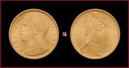 Kingdom, Vittorio Emanuele III (1900-1943), 50 Lire, 1931 A. IX, Rome, MIR 1123a
Almost Uncirculated (qFdc)