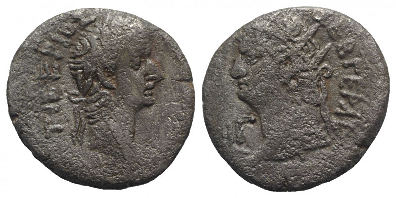 Nero with Tiberius (54-68). Egypt, Alexandria. BI Tetradrachm (24mm, 9.78g, 12h)...