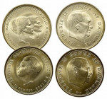 DANIMARCA. Lotto di 2 monete in argento (10 kroner 1967 e 1968). FDC