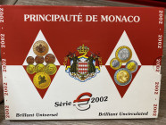 MONACO. EURO divisionale 2002. FDC