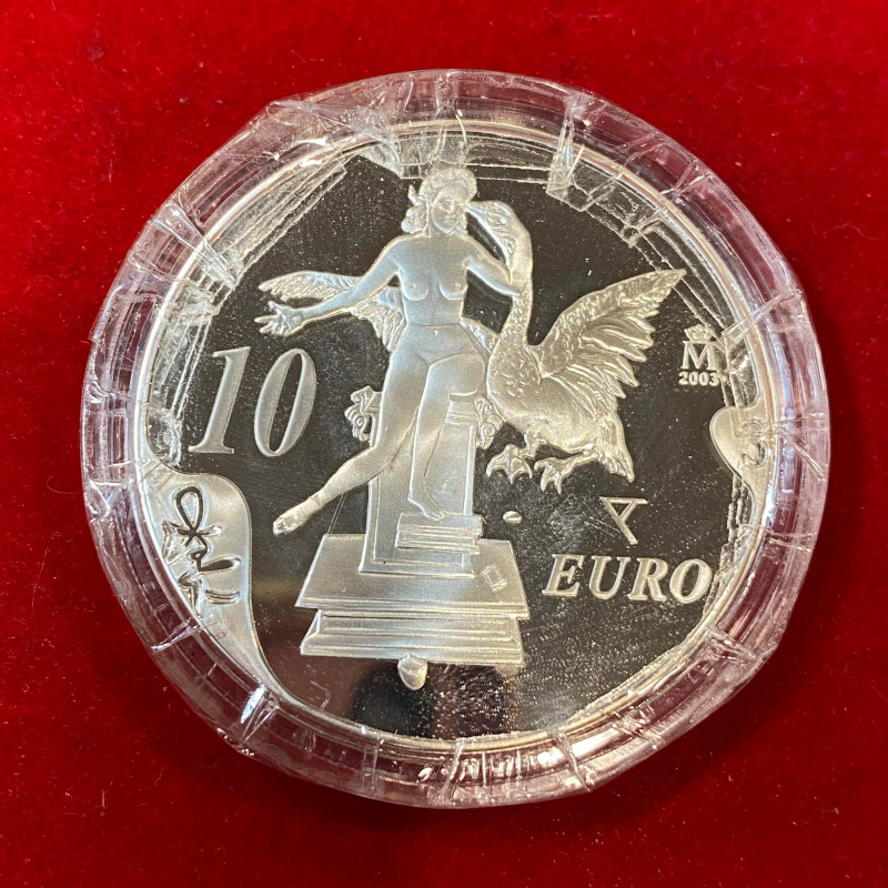 SPAGNA. JUAN CARLOS I (1975-2014). Monetazione in euro. 10 Euro 2004 "Dalì" Ag (...