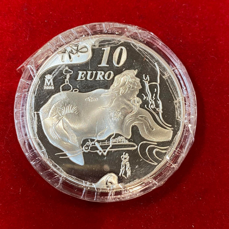 SPAGNA. JUAN CARLOS I (1975-2014). Monetazione in euro. 10 Euro 2004 "Dalì" Ag (...