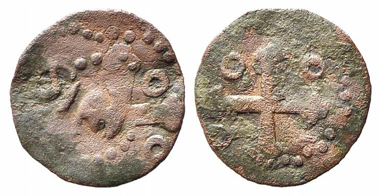 CAGLIARI. Filippo III di Spagna (1598-1621) Da 3 Cagliaresi Mi (0,93 g). MIR 66....