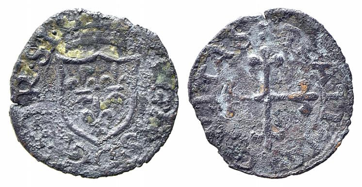 CHIETI. Carlo VIII re di Francia (1495). Cavallo AE (1,00 g). D'Andrea-Andreani ...