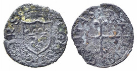 CHIETI. Carlo VIII re di Francia (1495). Cavallo AE (1,00 g). D'Andrea-Andreani 12-13. MB-BB