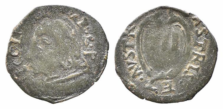 PIOMBINO. Niccolò Ludovisi (1634-1665). Quattrino Cu (0,56 g). Busto a sinistra ...