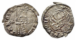 VENEZIA. Andrea Contarini (1368-1382). Soldino di terzo tipo. Ag (0,50 g). Mont.128. BB