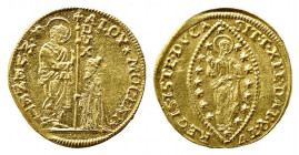VENEZIA. Alvise III Mocenigo (1722-1732). Zecchino Au (3,50 g). Montenegro 2435. SPL+