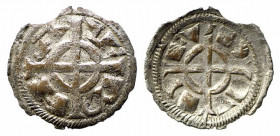 VERONA. Federico II (1218-1250). Denaro piccolo scodellato. Mi (0,31 g). Biaggi 2969. BB